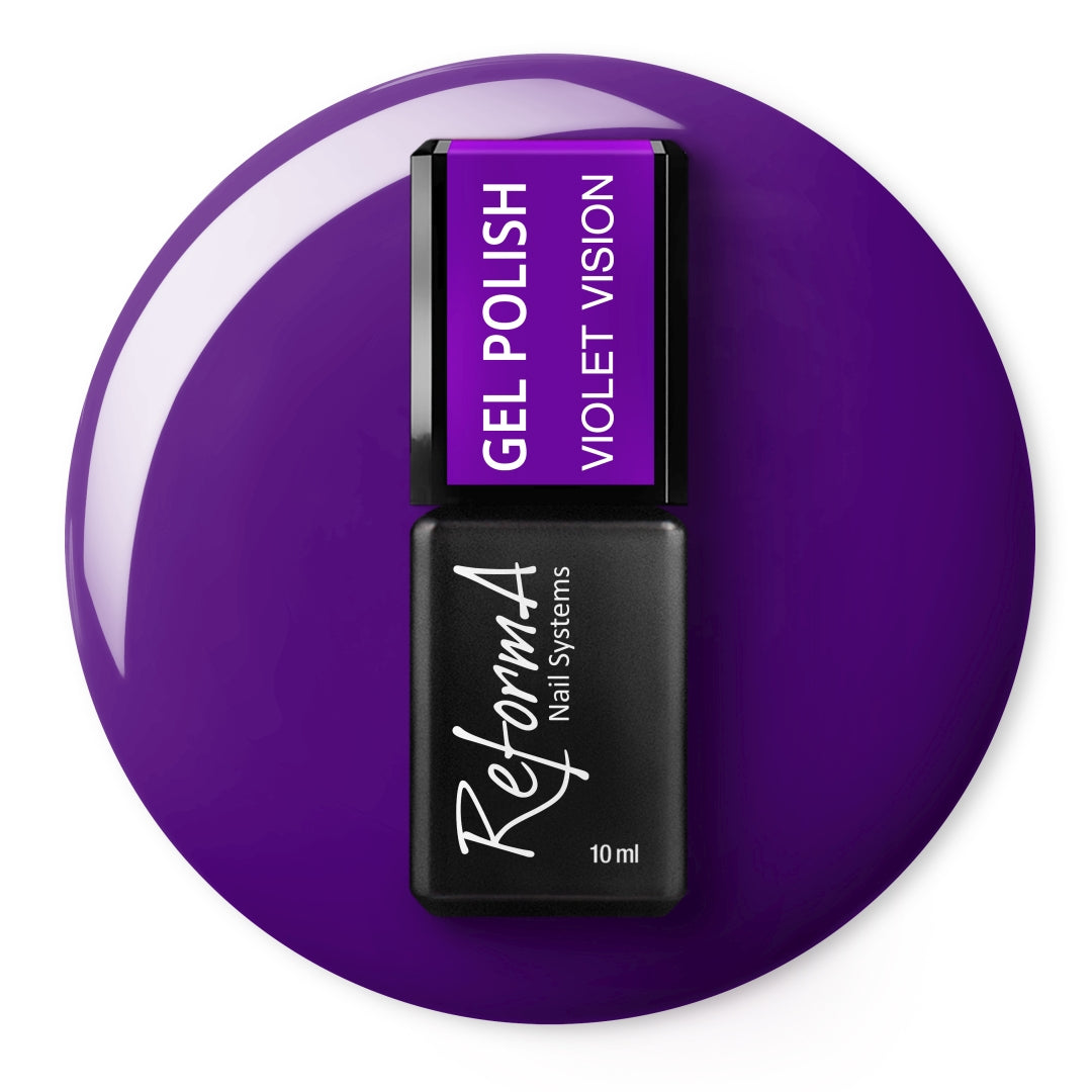Semi-Permanent Nail Polish Violet Vision, 10ml