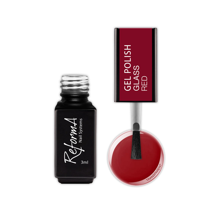 Oja Semipermanenta Glass Red, 3ml