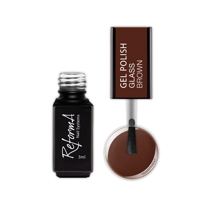 Oja Semipermanenta Glass Brown, 3ml