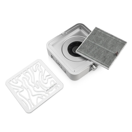 Aspirator Profesional Manichiura CYCLONE X2 Silver-72w