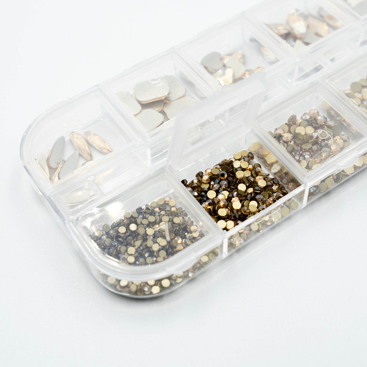 Champagne Nail Crystals