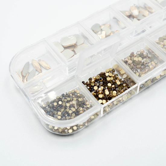 Champagne Nail Crystals