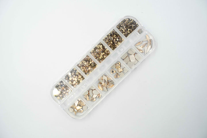 Champagne Nail Crystals