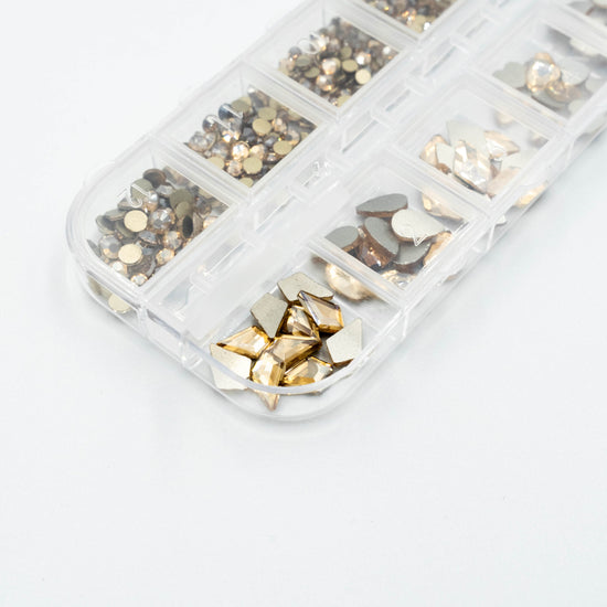 Champagne Nail Crystals