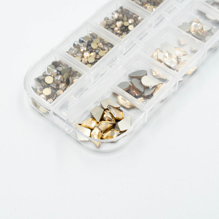 Champagne Nail Crystals