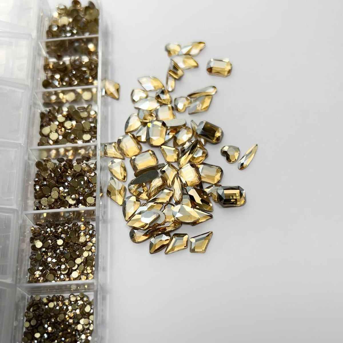 Champagne Nail Crystals