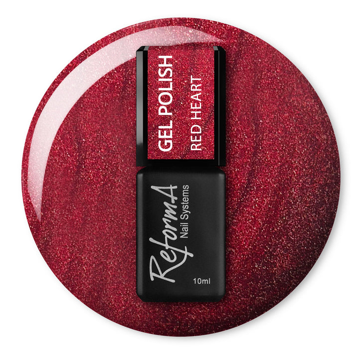 Gel Polish Red Heart, 10ml