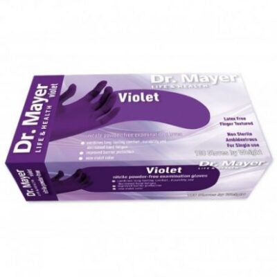 Dr Mayer Violet Nitrile Gloves