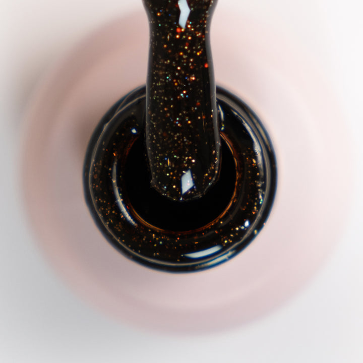 Semi-Permanent Nail Polish Black Wedding Dress, 5ml