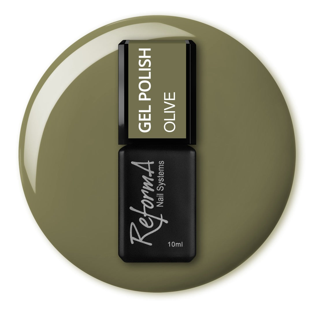 Semi-Permanent Nail Polish Olive 10ml