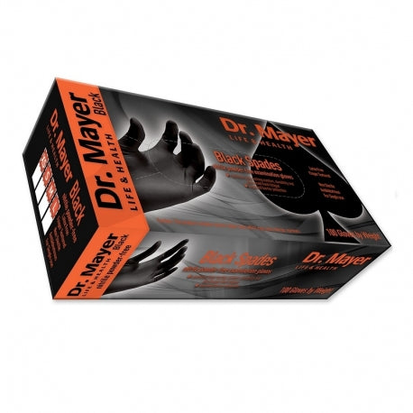Dr. Mayer Black Nitrile Gloves