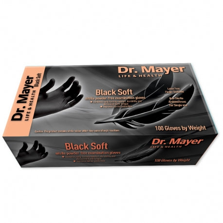 Dr. Mayer Black Nitrile Gloves