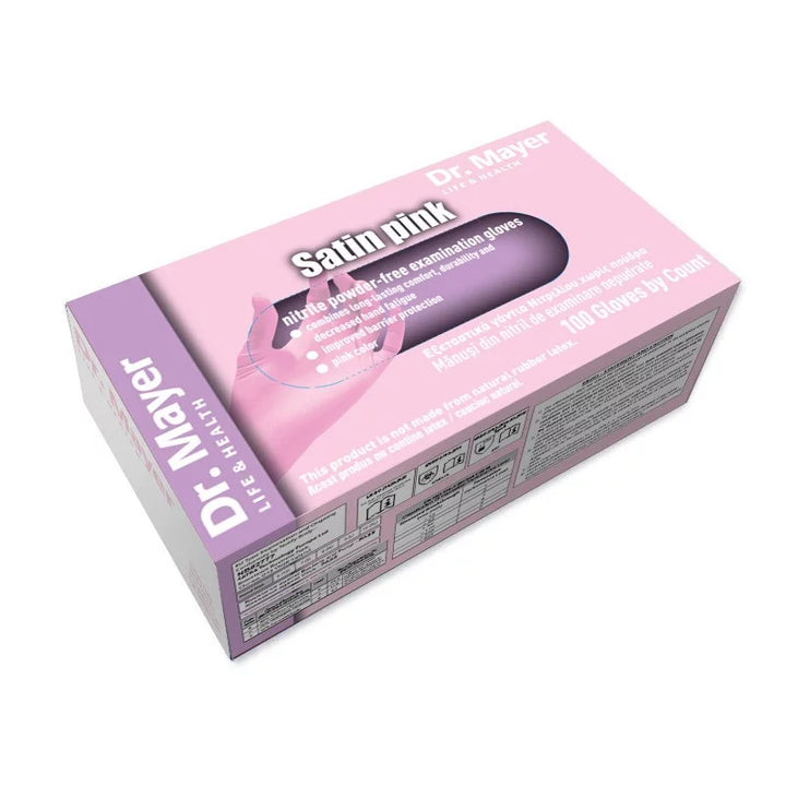 Nitrile Gloves Satin Pink Dr. Mayer