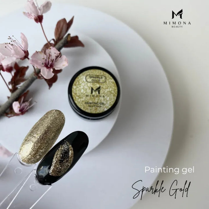 Mimona Painting Gel Sparkle Gold, 5g